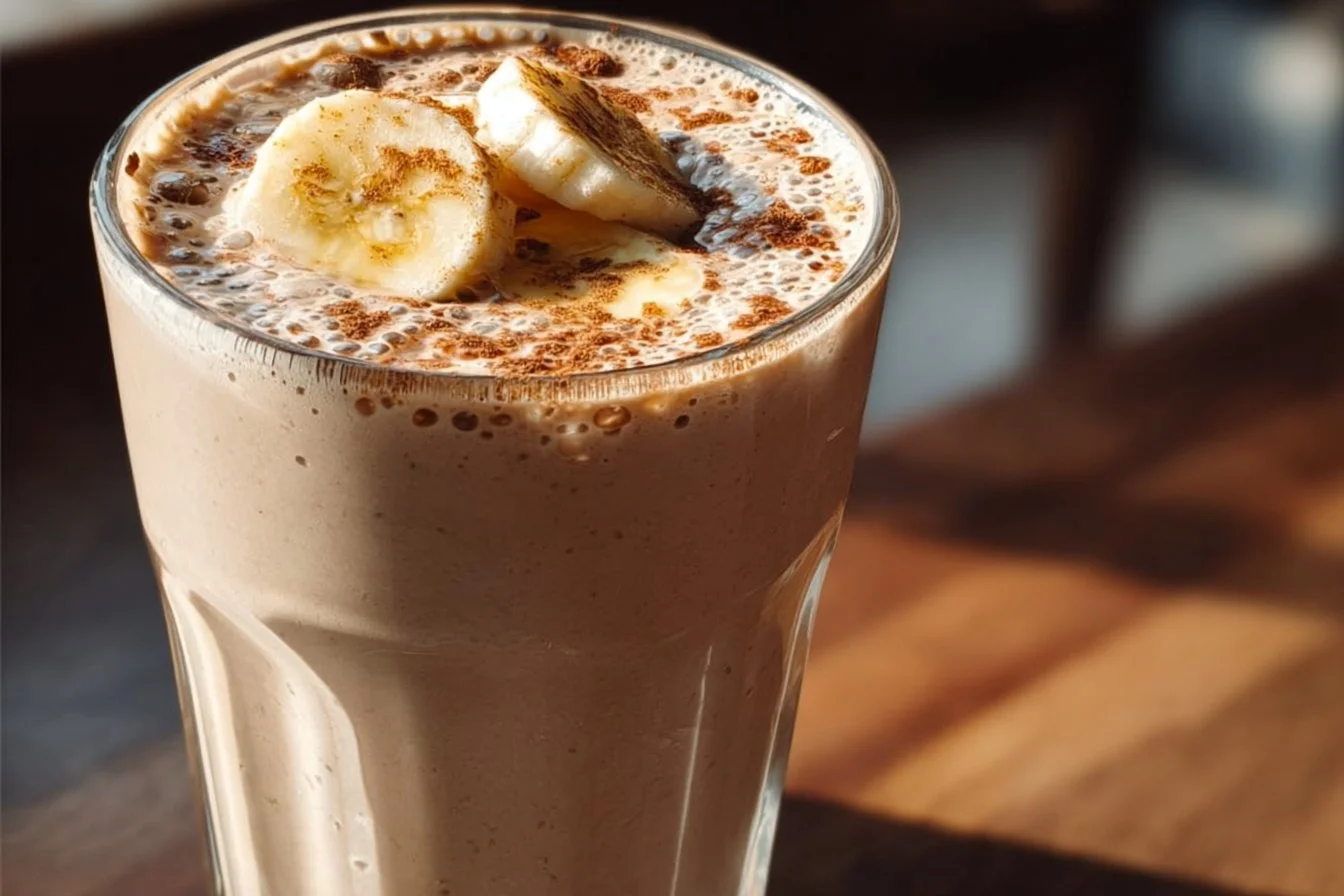 Banana Protein Coffee Smoothie