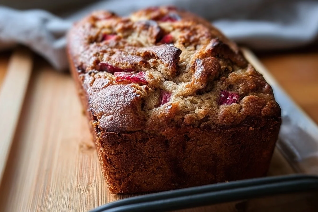 Cinnamon Rhubarb Bread