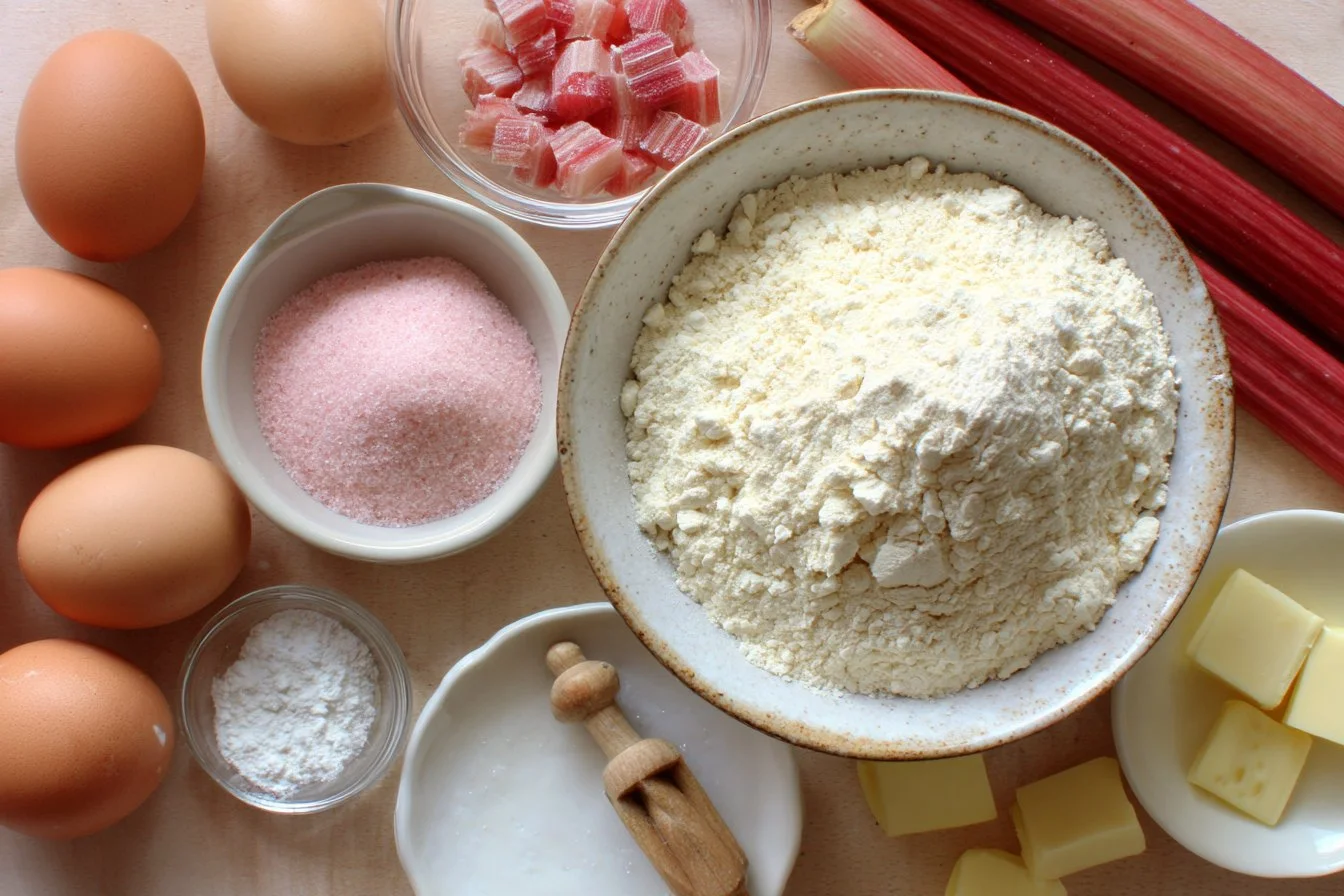 Cinnamon Rhubarb Muffins