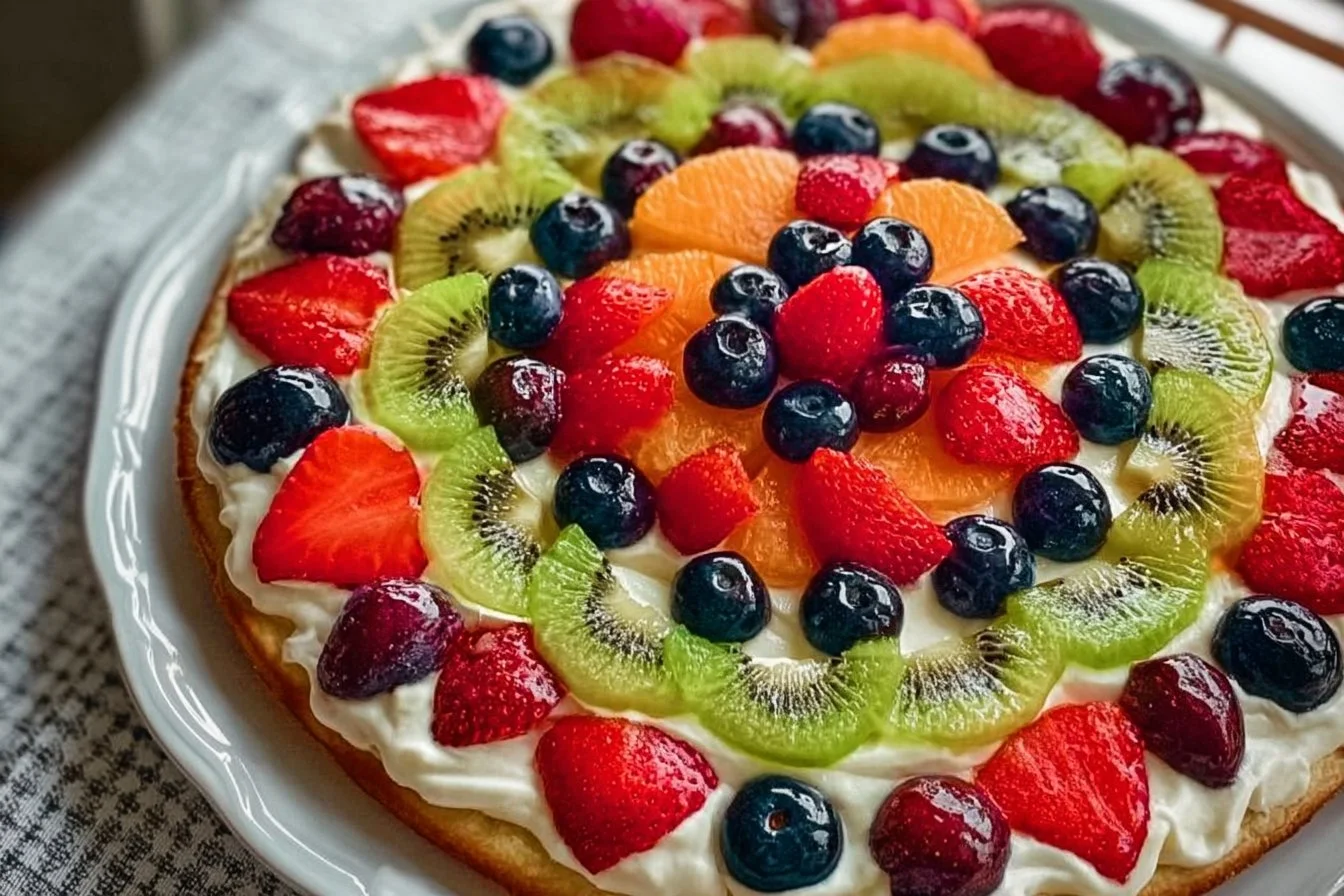 Colorful Fruit Pizza