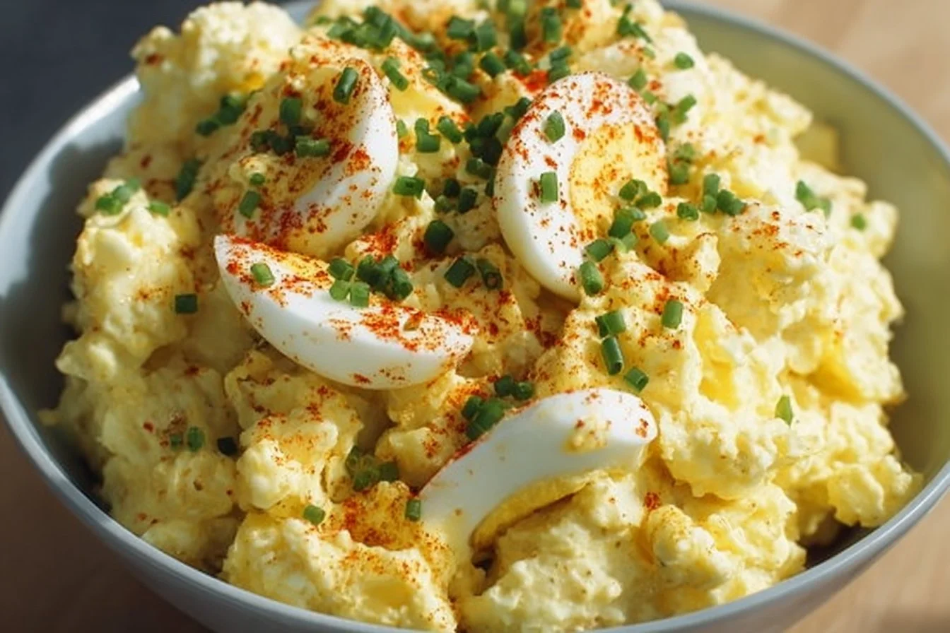 Creamy Deviled Egg Potato Salad