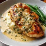 Creamy garlic parmesan chicken breast recipe with rich flavors