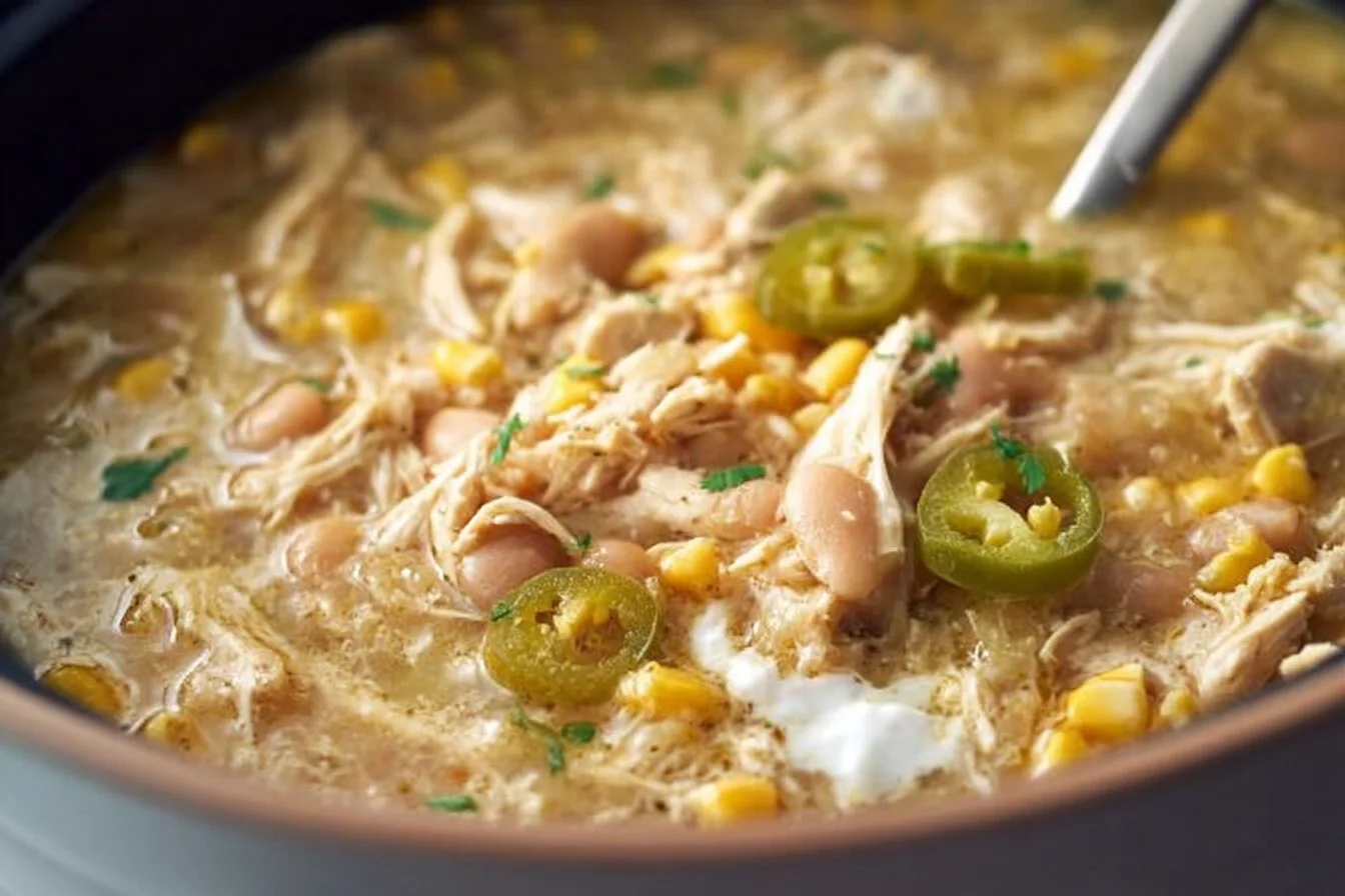Crockpot White Chicken Chili