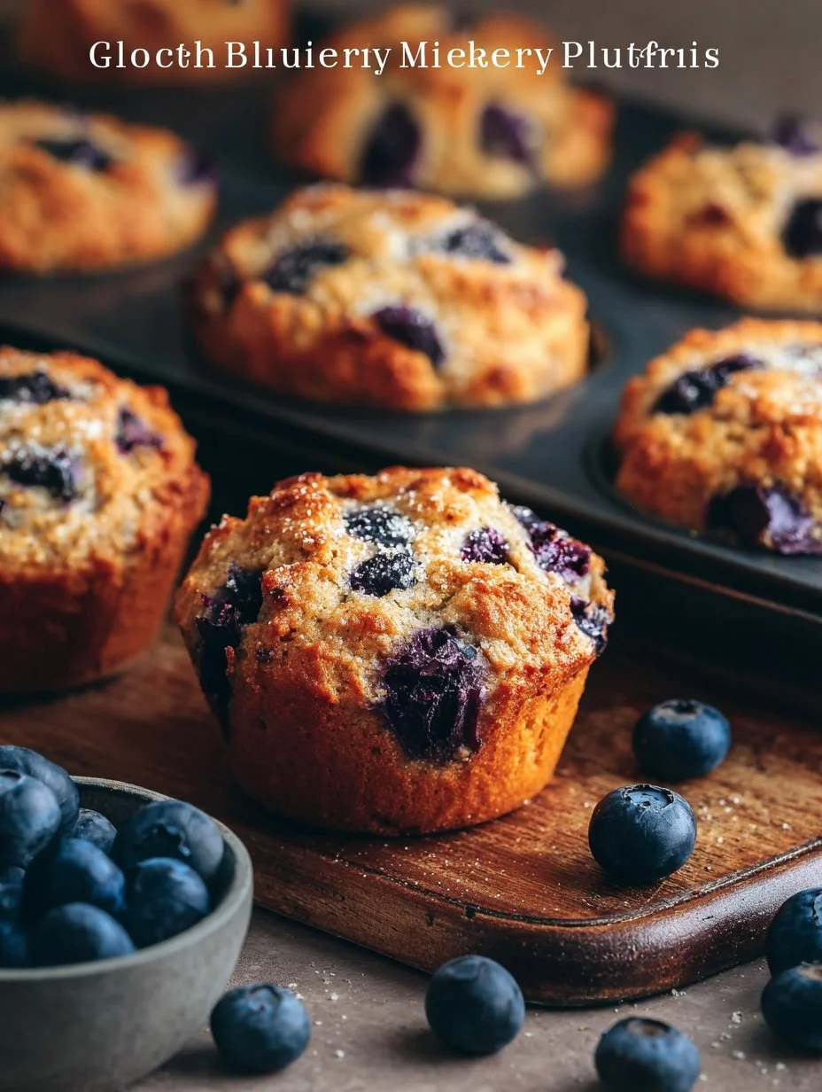 Hearty Blueberry Protein Muffins