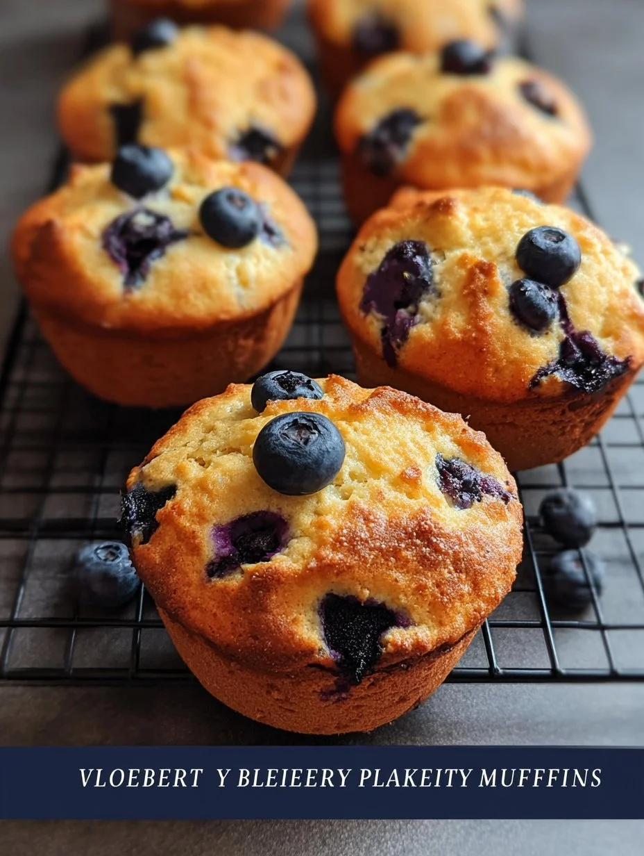 Hearty Blueberry Protein Muffins
