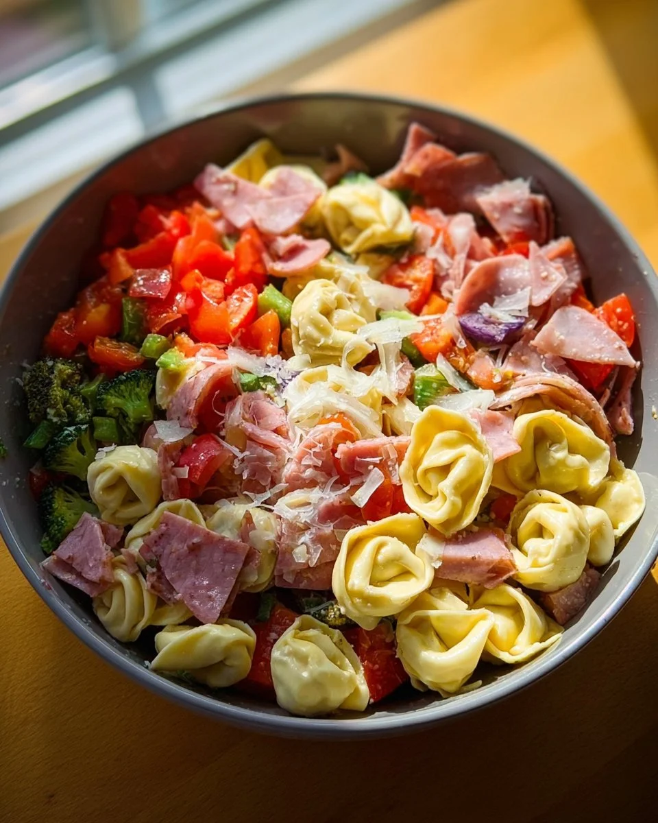 Italian Grinder Tortellini Salad