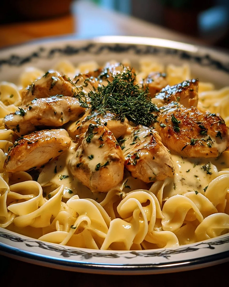One-Pan Chicken with Buttered Noodles