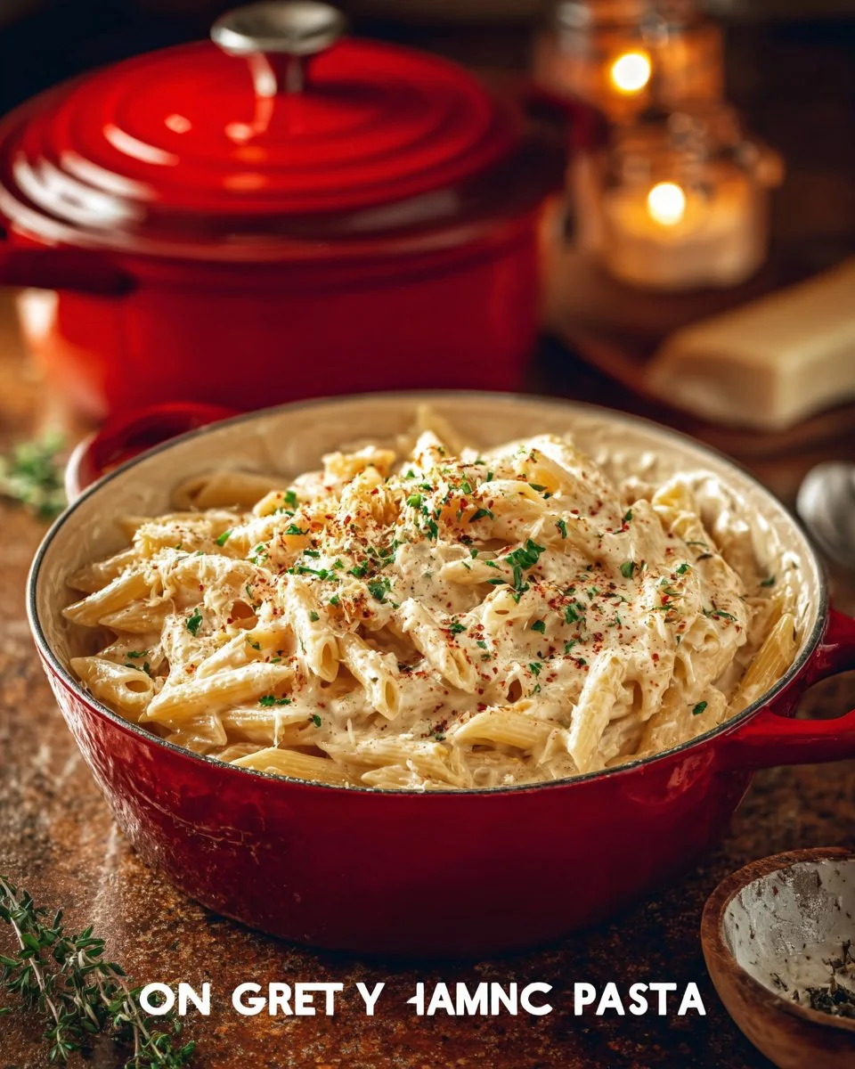 One Pot Creamy Garlic Pasta