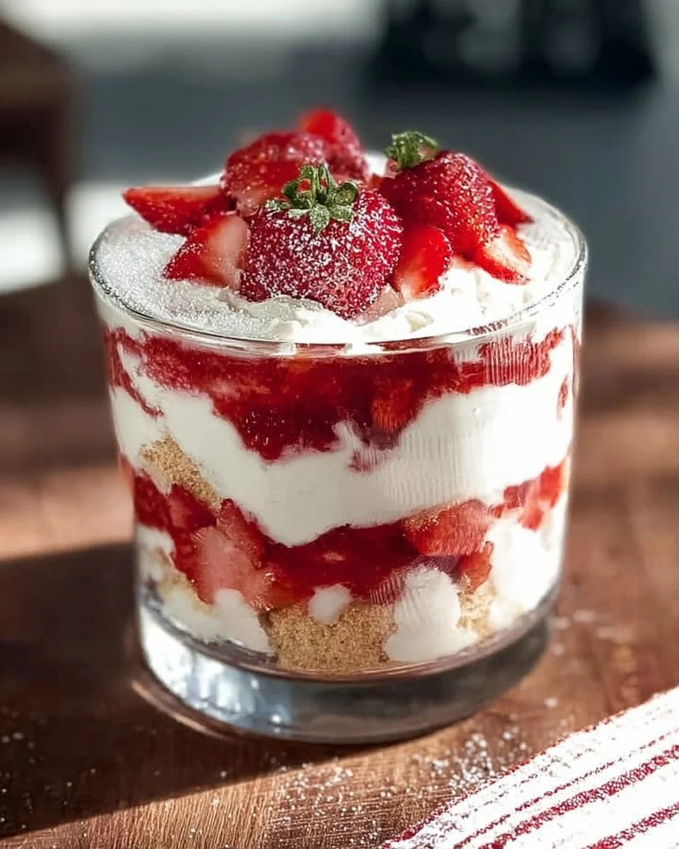 Strawberry Cheesecake Trifle