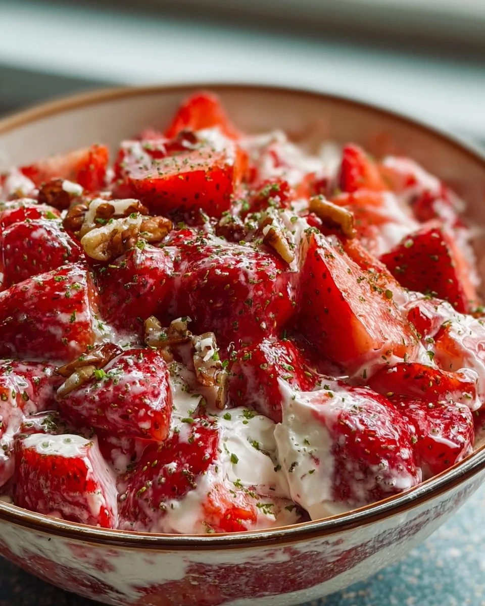 Strawberry Crackle Salad