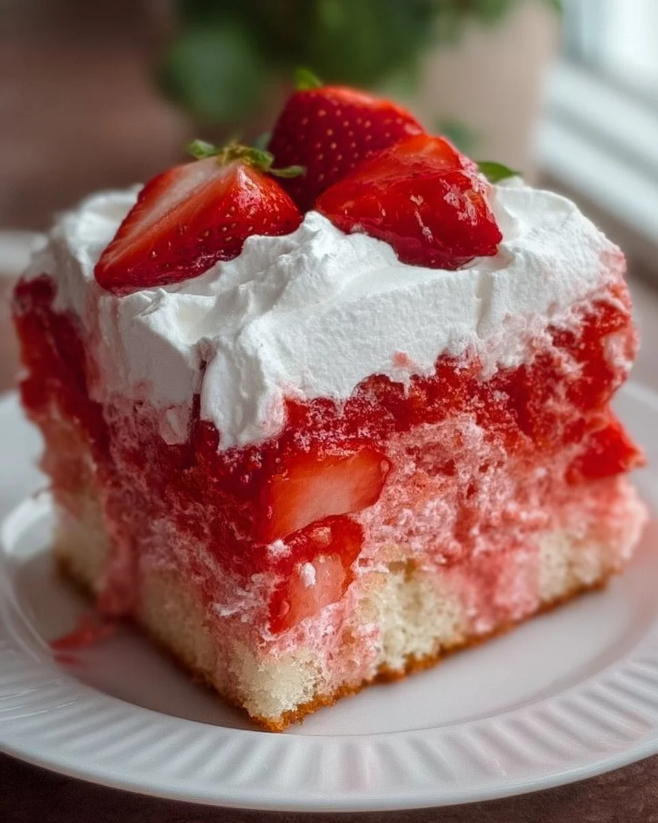 Strawberry Poke Cake