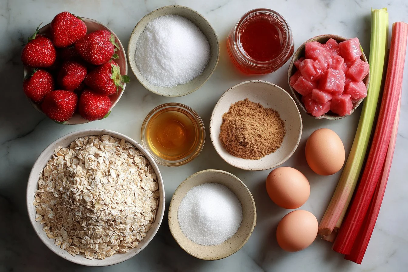 Strawberry Rhubarb Crisp