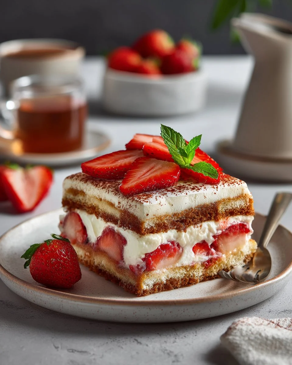 Strawberry Tiramisu