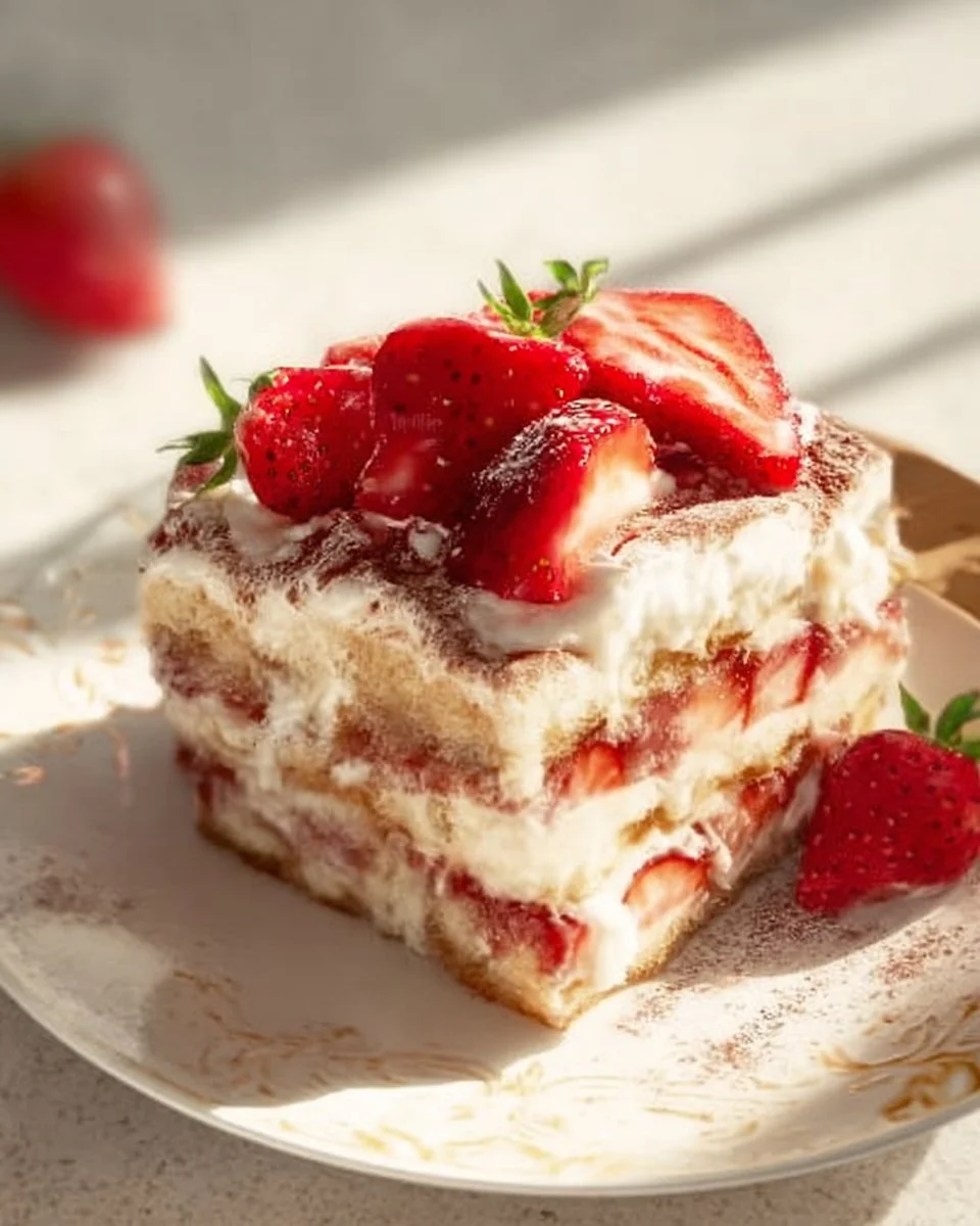 Strawberry Tiramisu
