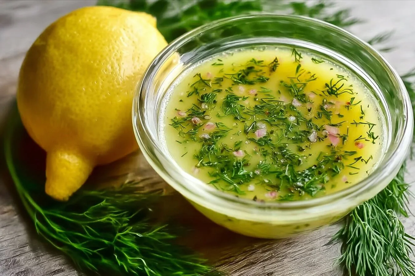 Zesty Lemon Dill Vinaigrette for Flavorful Salads