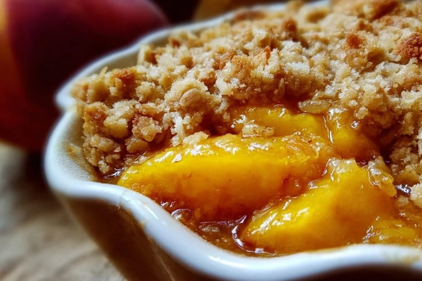 Amazing Peach Crisp with Fresh Peaches: 1 Secret Revealed