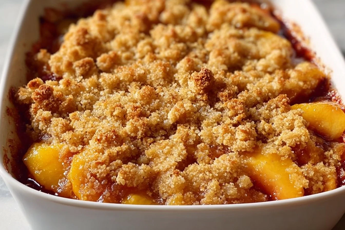 Best Buttery Nectarine Crisp