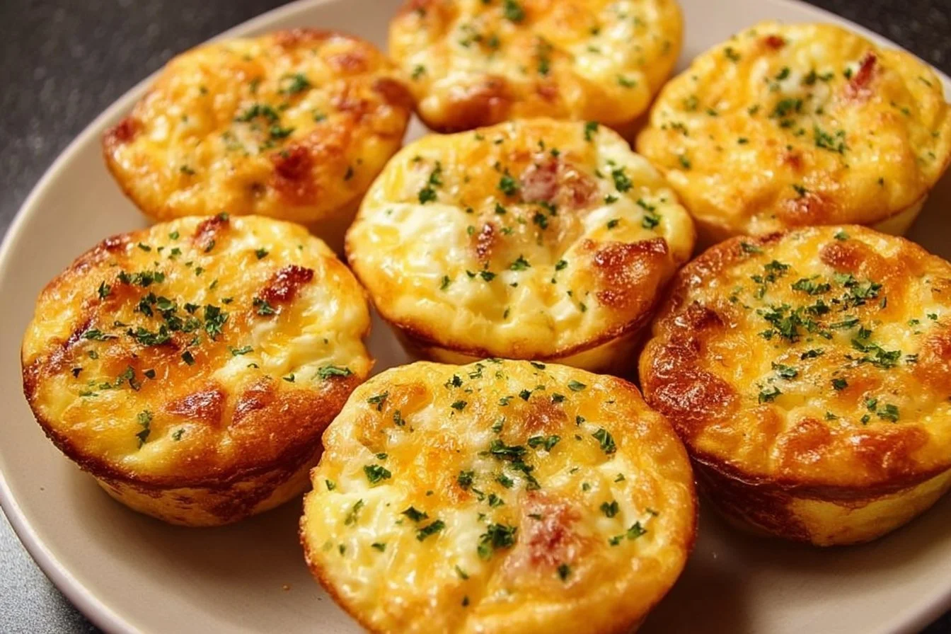 Cheesy Muffin Tin Cottage Cheese Egg Bites