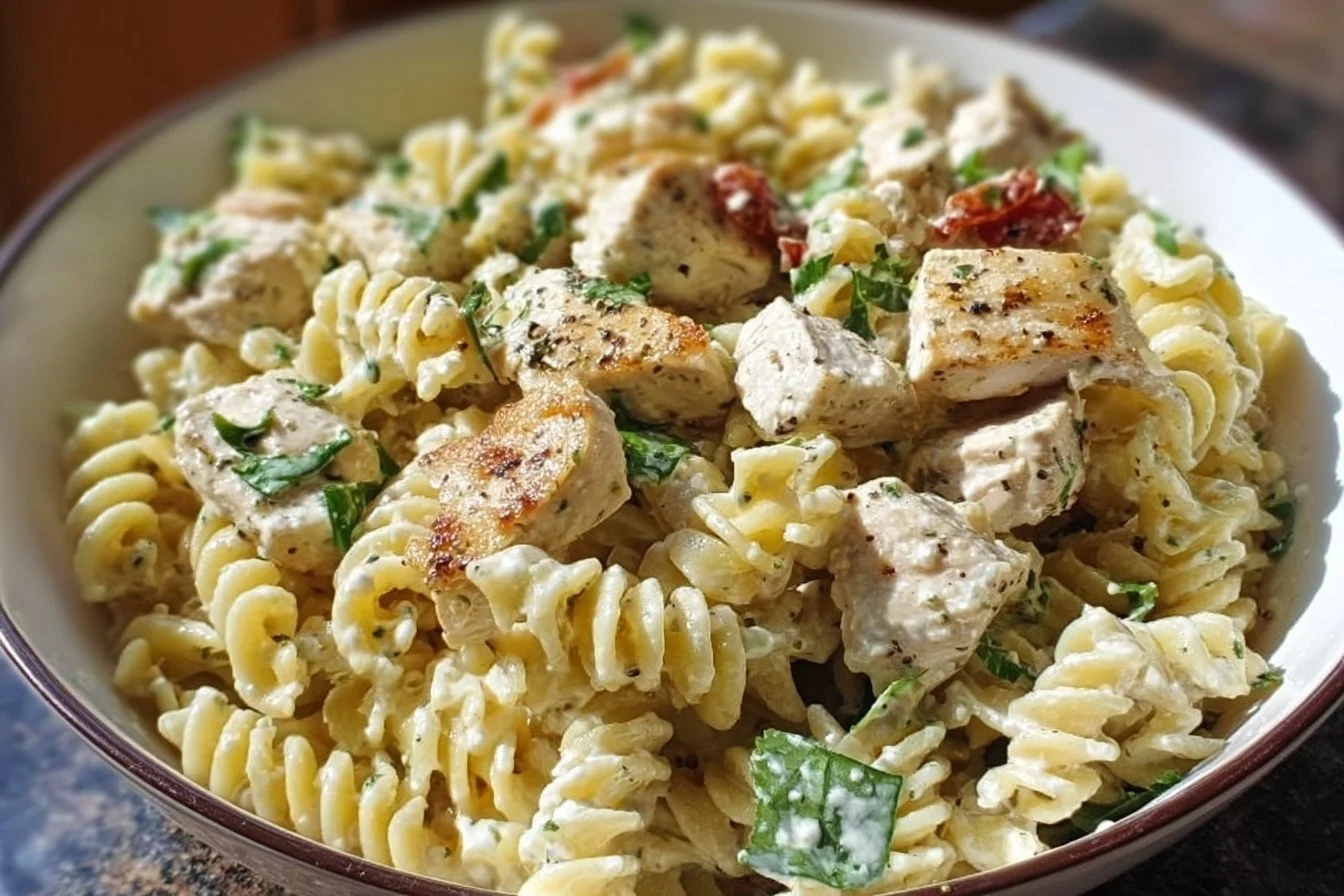 Chicken Caesar Pasta Salad