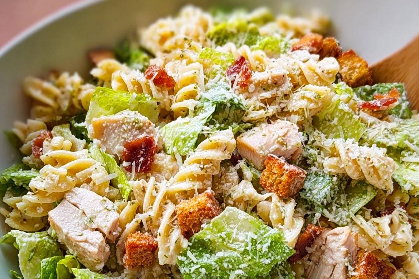 Chicken Caesar Pasta Salad