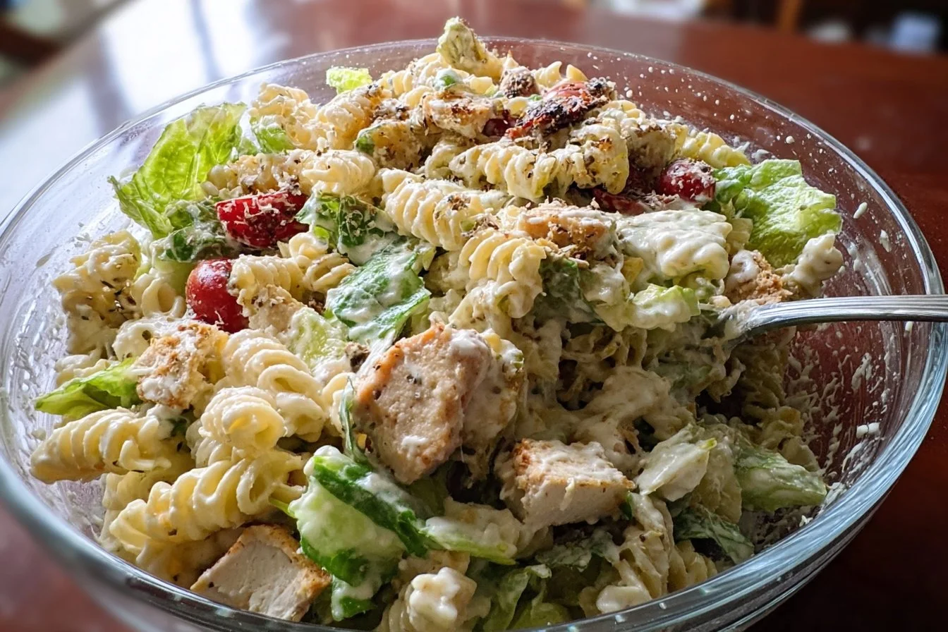 Chicken Caesar Pasta Salad