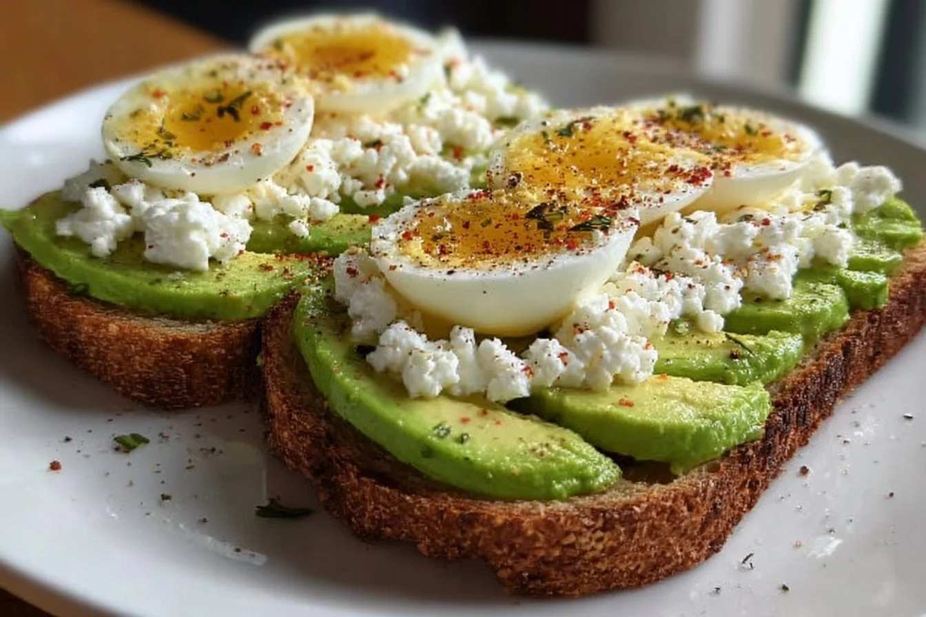 Cottage Cheese Avocado Toast