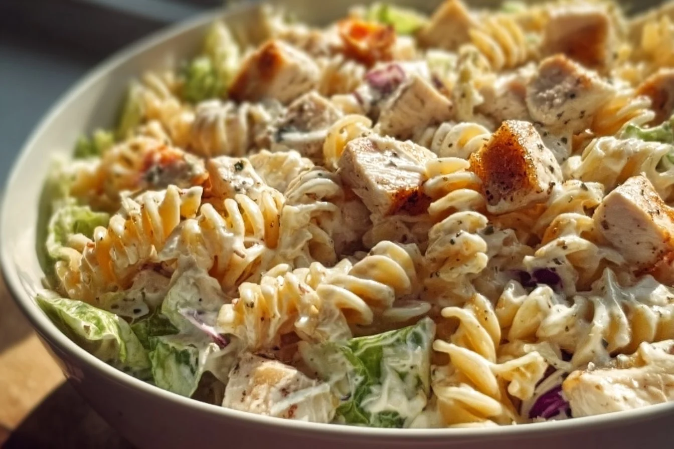 Creamy Chicken Pasta Salad