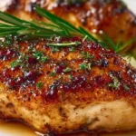 Christmas chicken breast recipe inspired by Morton's restaurant.