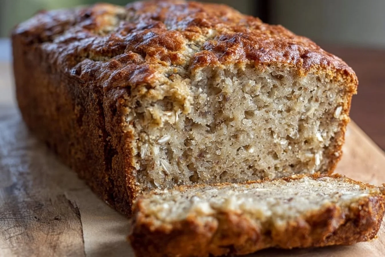 Greek Yogurt Banana Oat Bread
