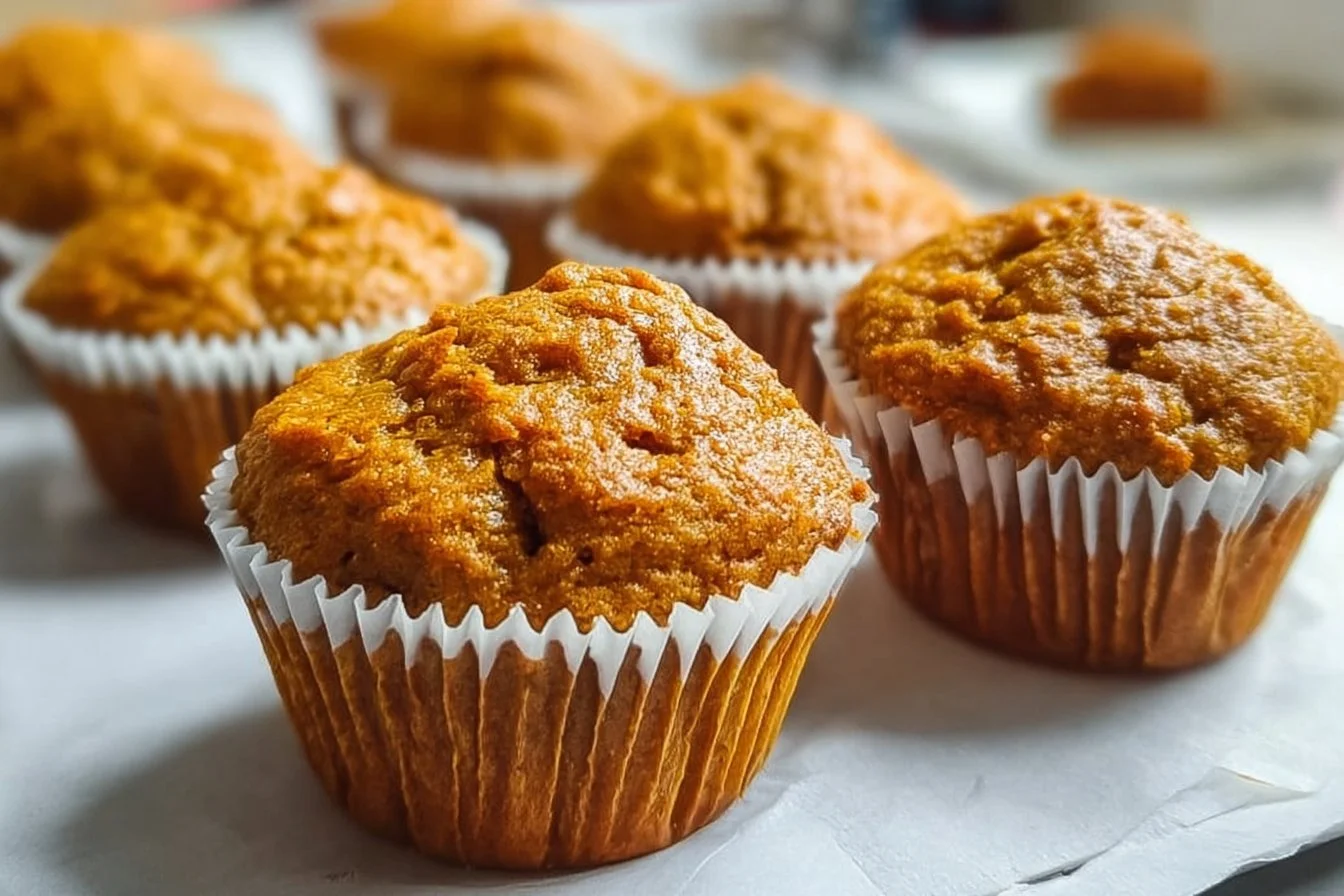 Healthy Greek Yogurt Pumpkin Muffins