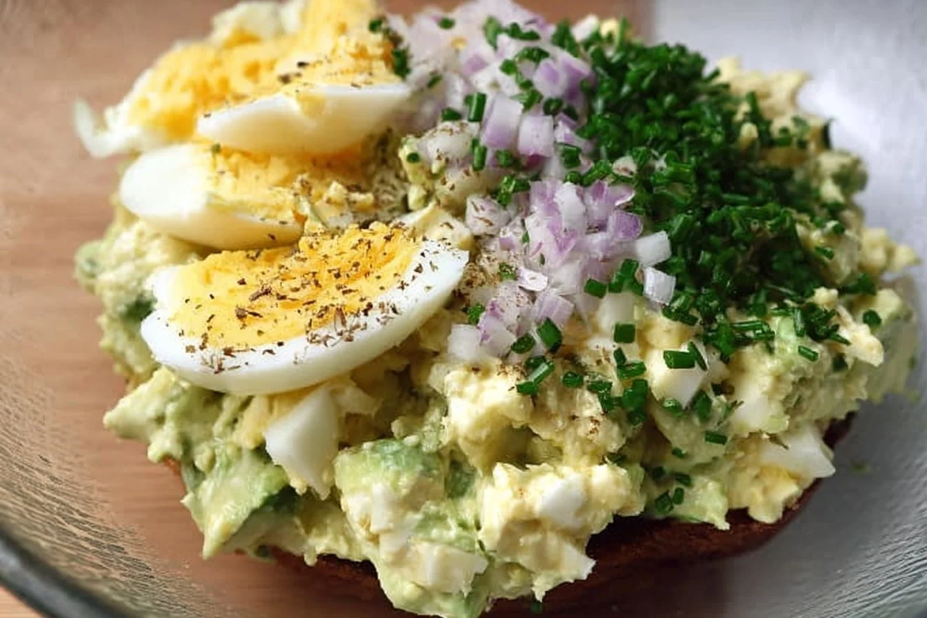 Herby Avocado Egg Salad (10-minute lunch!)