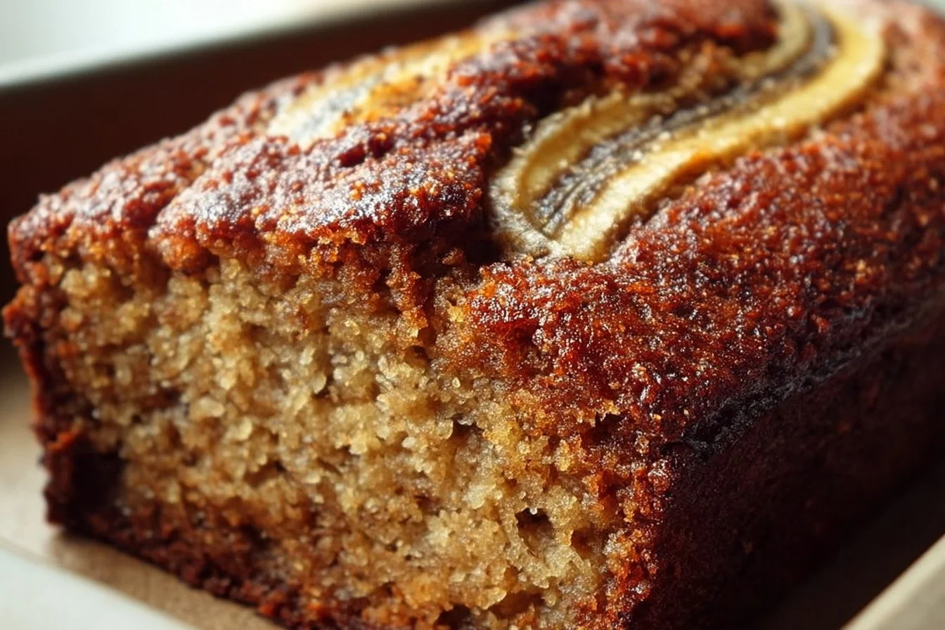 Moist Sugar Free Banana Bread with Applesauce