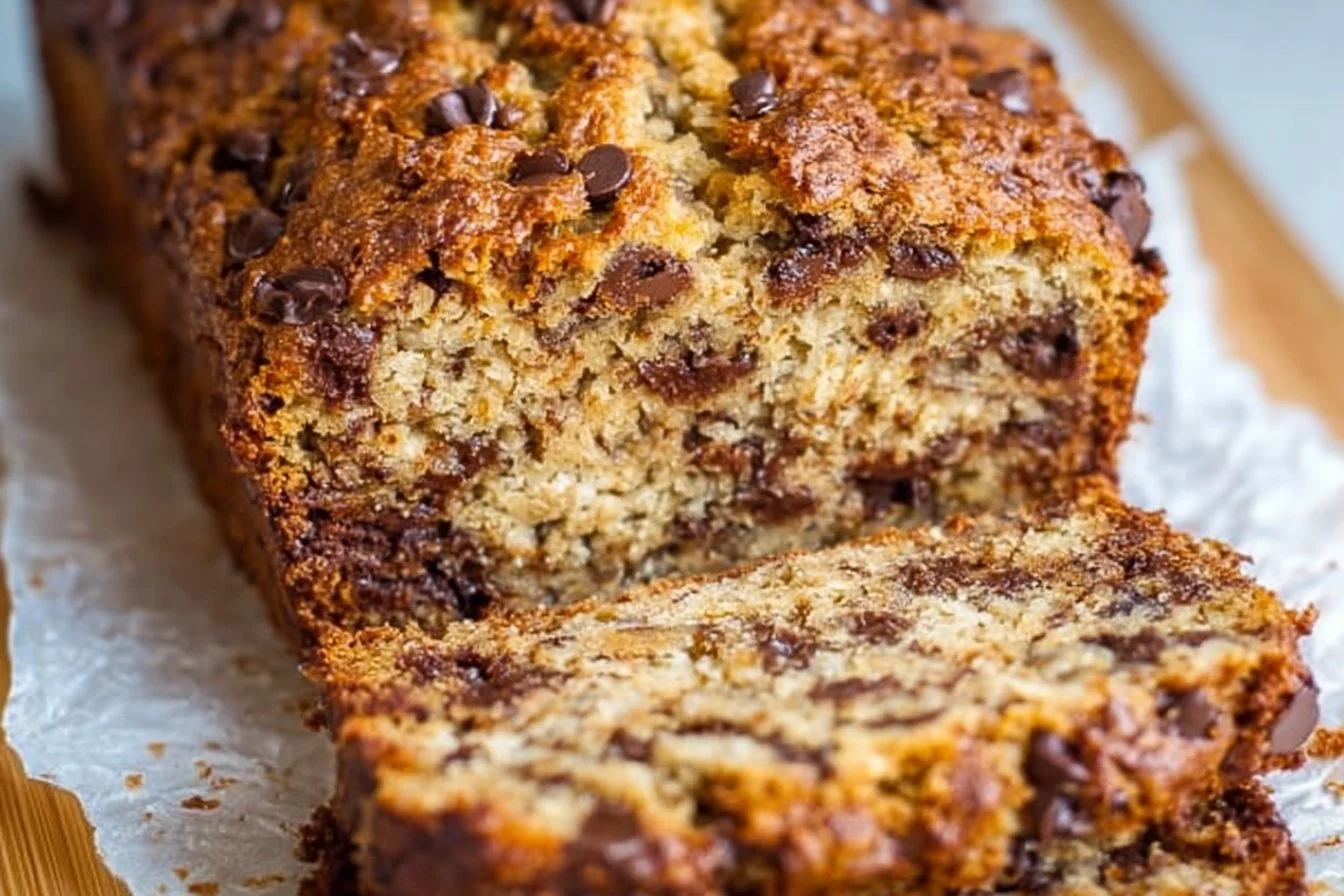 Oatmeal Chocolate Chip Banana Bread