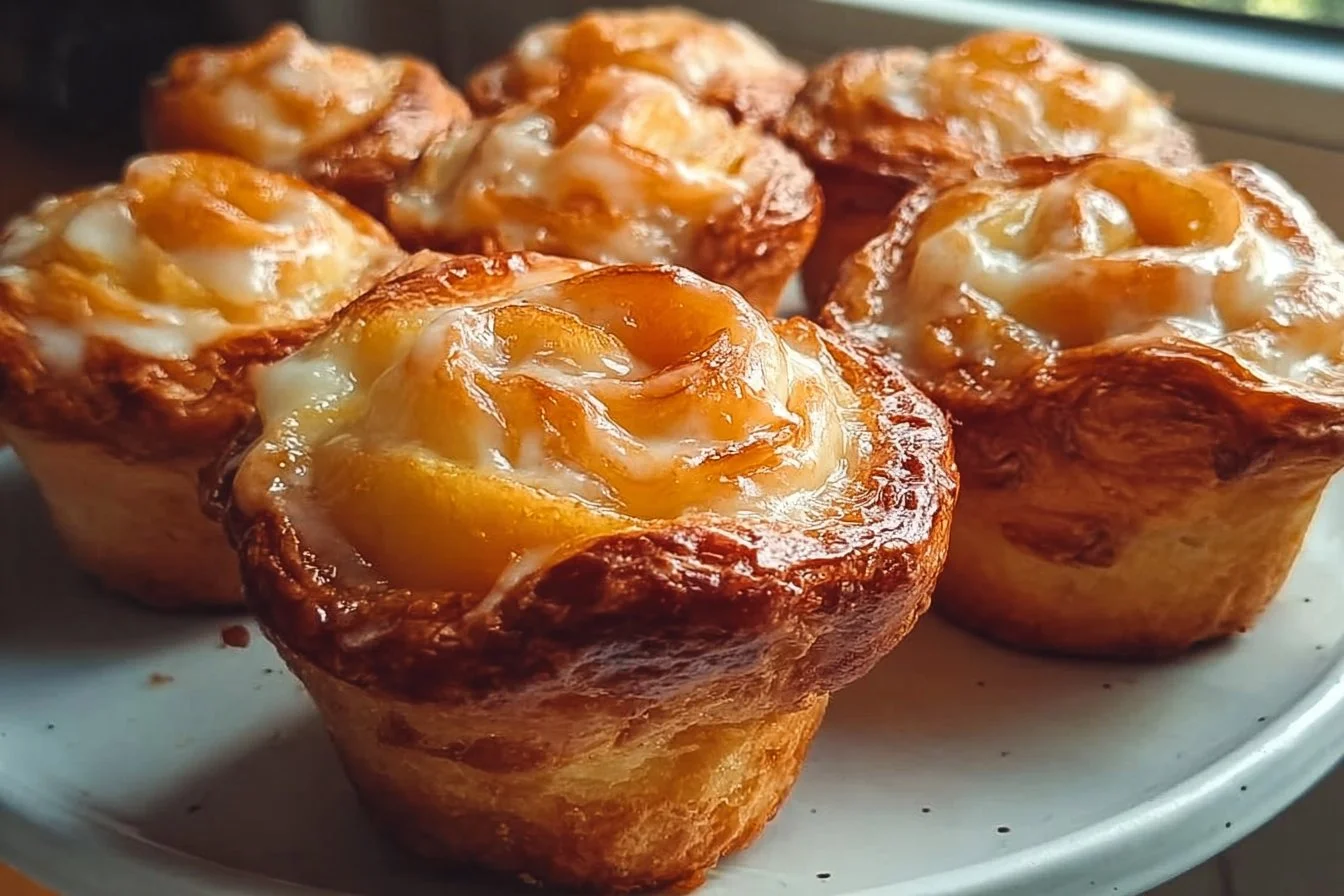 Peach Pie Cruffins Recipe