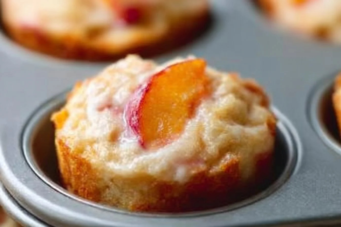 Peach Upside Down Mini Cakes