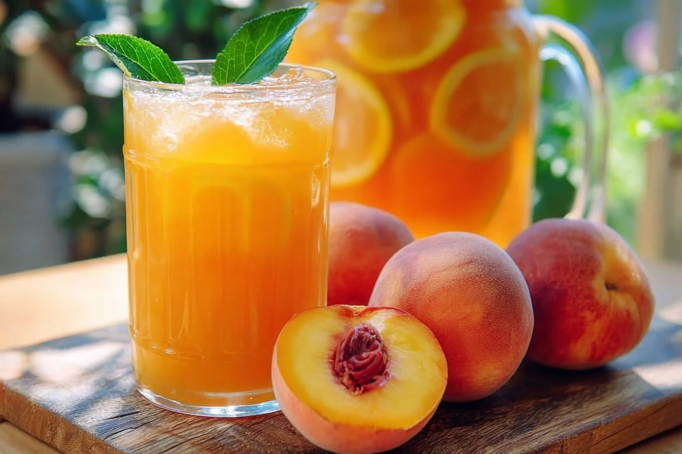 Refreshing Peach Lemonade