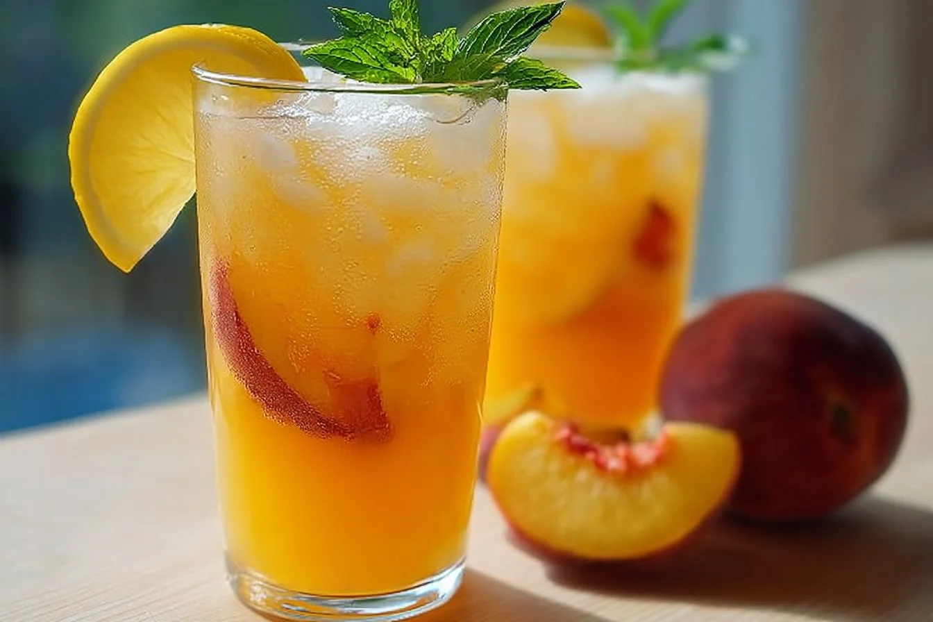 Refreshing Peach Lemonade