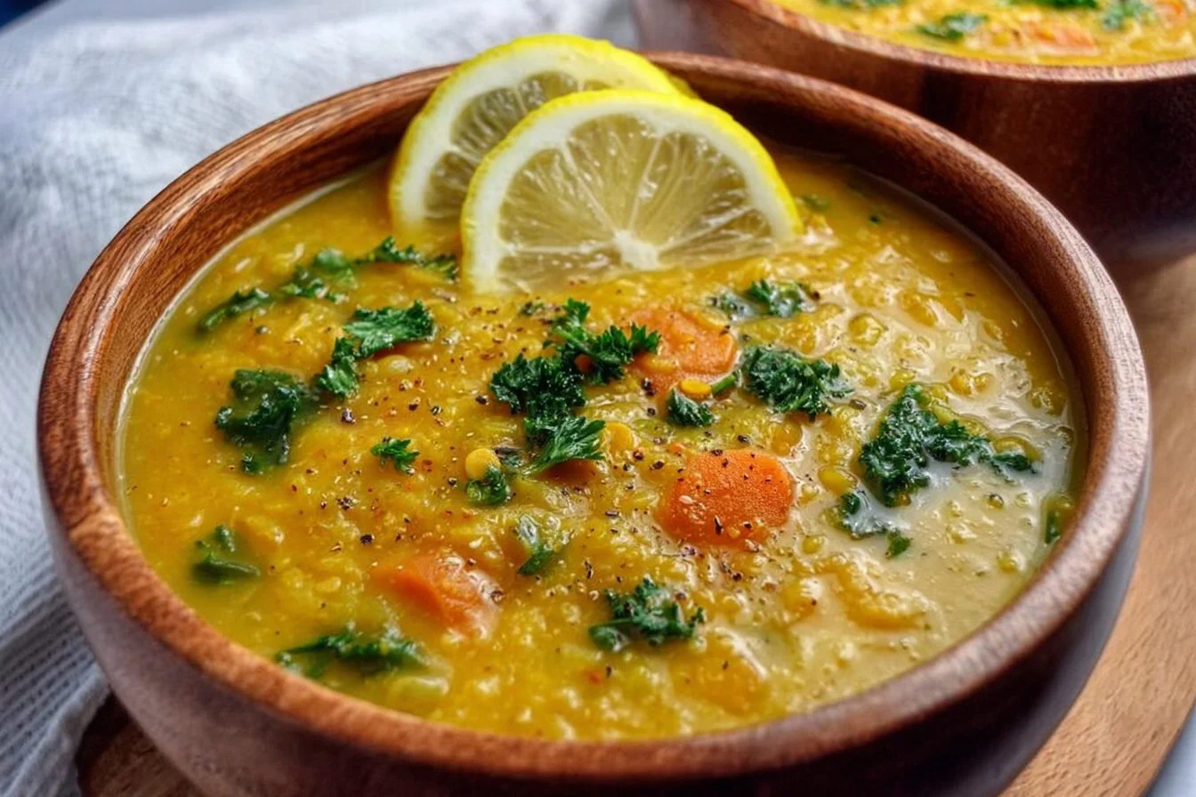Vegan Lemon Lentil Soup